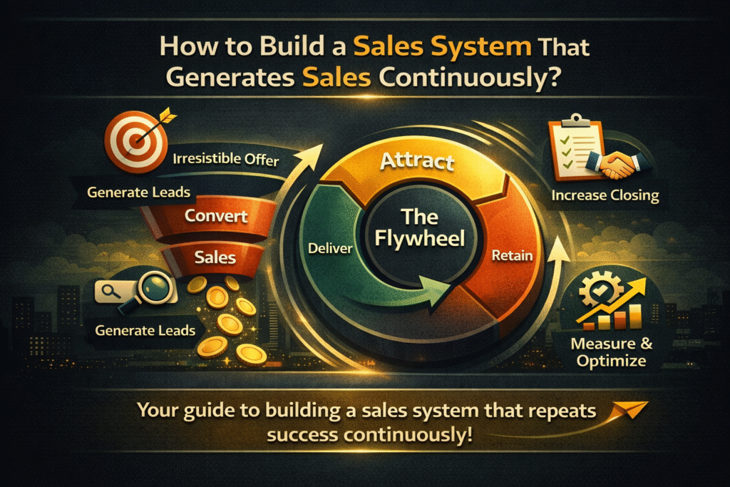 كيف تبني نظام يولد لك مبيعات باستمرار؟